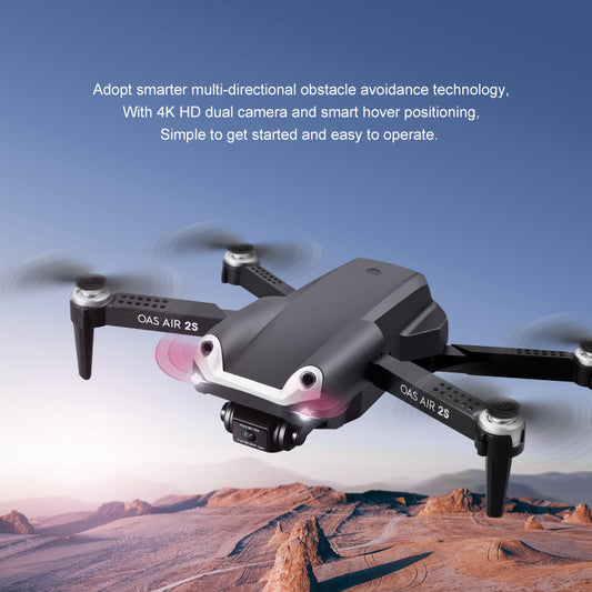 UAV Folding Four Axis 4K High Definition Dual Camera Aerial Model — view 2