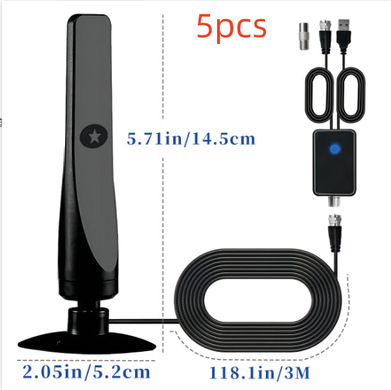 HDTV Vertical Suction Cup Ground Wave Digital TV Antenna High-definition DVB-T2 — view 8