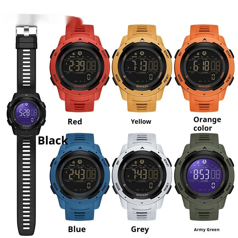 Sanda Calories Waterproof Multifunctional Shockproof Smart Men's and Women's — view 4
