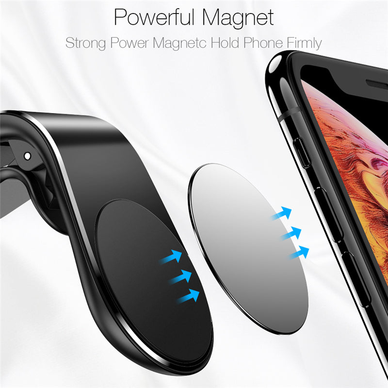 Car Magnet Magnetic Air Vent Mount Holder Car Phone Stand 360 Metal Car Air — view 6
