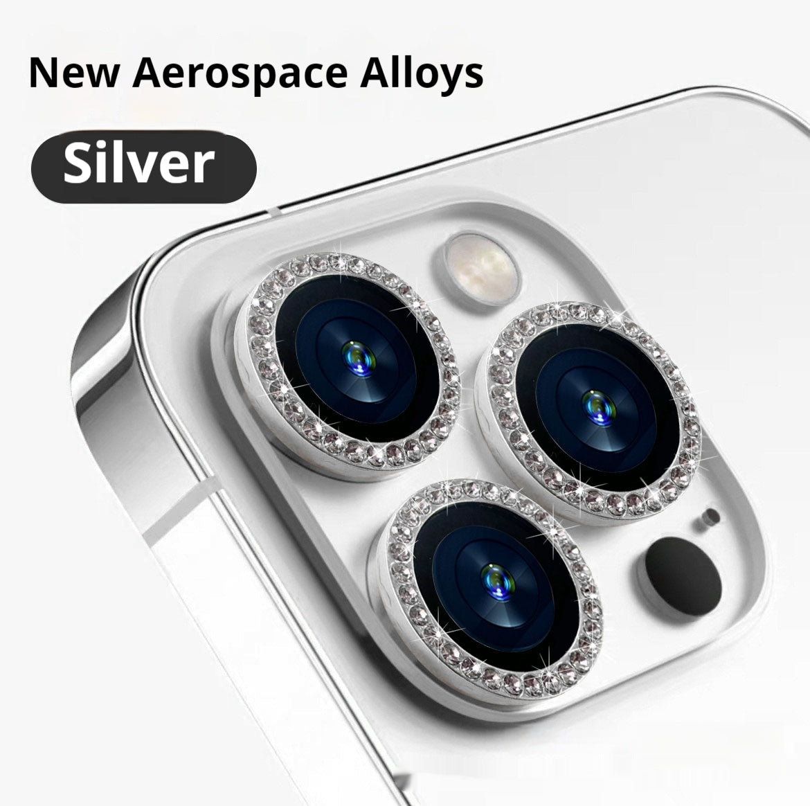 Rhinestone Lens Protector for Mobile Phones — view 4
