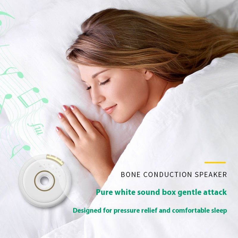 Bone Conduction Bluetooth Speaker Mini White Noise Improve Sleeping — view 2