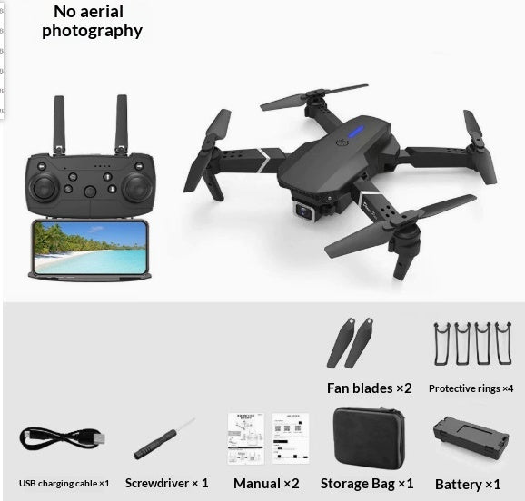E88 Drone Aerial Photography HD 4K Dual Camera Remote Control Airplane Toy — view 8