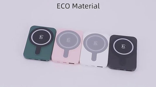 Mini Fast Charging Magnetic Wireless Power Bank 5000mAh Portable